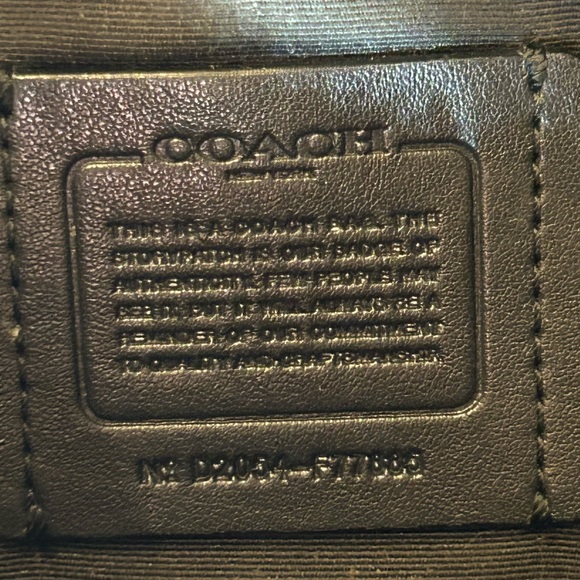 Coach Signature Coated Canvas Messenger Crossbody 12” x 11.5” x 1.5” Bag GUC - Picture 6 of 14